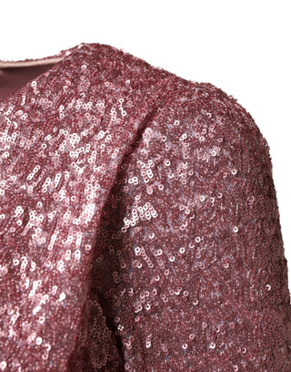 Pinkes Pailletten-Meerjungfrauen-Abendkleid