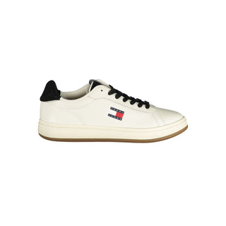 Zapatilla femenina de poliuretano blanca