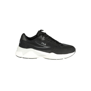 Schwarzer Polyurethan-Herren-Sneaker