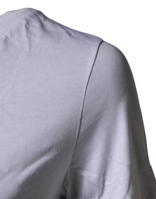 White DG Logo Crew Neck Short Sleeves T-shirt