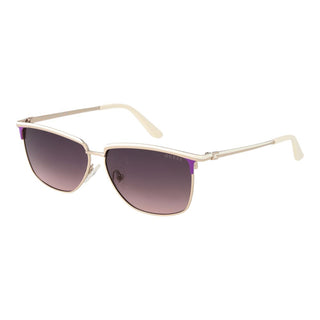 Weiße Metallsonnenbrille