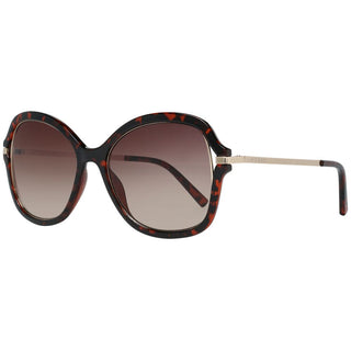 Gafas de sol de metal y plástico marrón