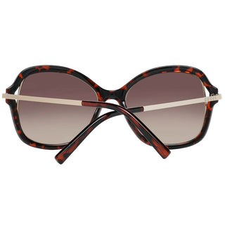 Gafas de sol de metal y plástico marrón