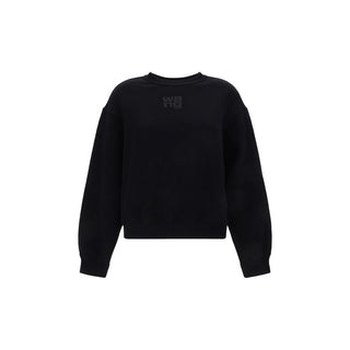 Black Cotton Sweatshirt