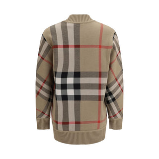 Beiges Polyester-Sweatshirt