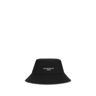 Sombrero tipo bucket de algodón negro
