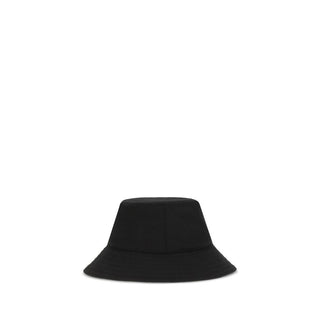 Sombrero tipo bucket de algodón negro