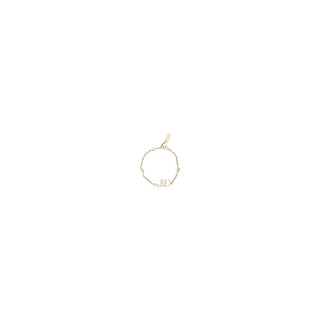 Pulsera de latón dorado