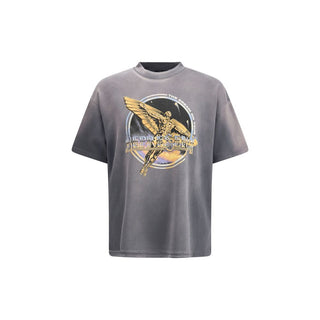 Camiseta de algodón gris