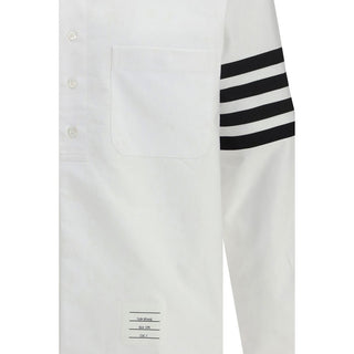 Camisa de vestir blanca de algodón