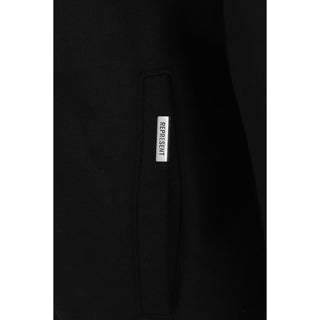 Schwarzes Baumwoll-Sweatshirt