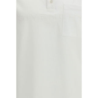 White Cotton Polo Shirt