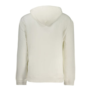 Sudadera para hombre de algodón blanco
