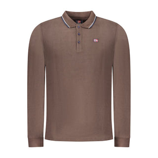 Marrone Herren Polo-Shirt aus Baumwolle