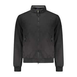 Schwarze Baumwolljacke für Herren