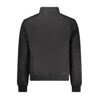 Schwarze Baumwolljacke für Herren