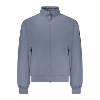 Blaue Baumwolljacke für Herren