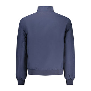 Chaqueta masculina de algodón azul