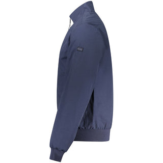 Chaqueta masculina de algodón azul