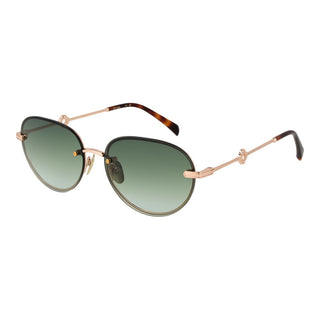 Gafas de sol de metal doradas