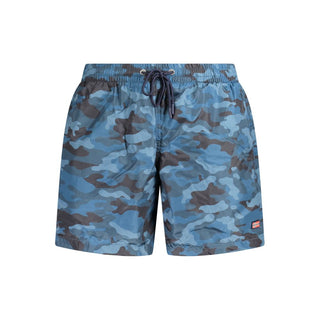 Bóxer de baño para hombre de poliéster azul