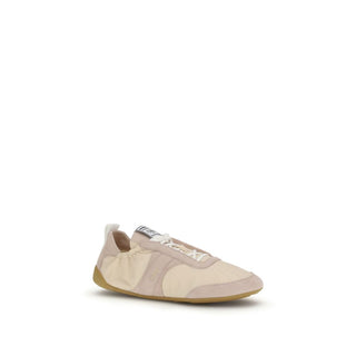 Beige Nylon-Sneaker