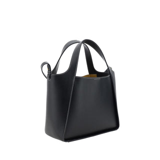 Bolso de mano de poliamida negro