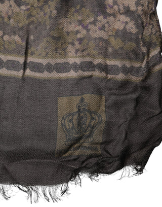 Brauner Camouflage Modal Herrenschal