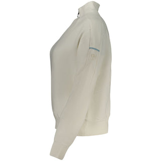 Bianco Cotton Women Sweatshirt