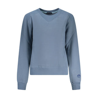 Suéter para mujer de algodón azul