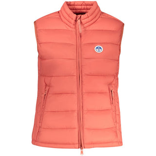 Chaleco rojo de poliéster para mujer