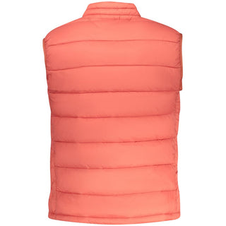 Chaleco rojo de poliéster para mujer