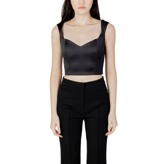 Black Polyester Top
