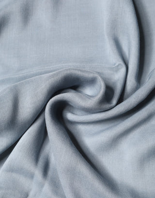 Light Blue Cashmere Knitted Shawl