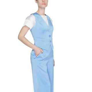 Chaleco de poliéster azul