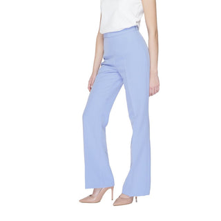 Lila Freizeithose aus Polyester