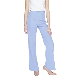Lila Freizeithose aus Polyester