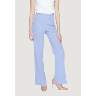 Lila Freizeithose aus Polyester
