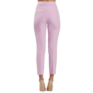 Pantalones de poliéster morado