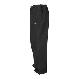 Black Cotton Casual Pants