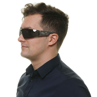 Gafas de sol de metal y plástico negras