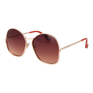 Gafas de sol de metal color oro rosa