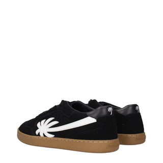 Zapatillas bajas de cuero negras