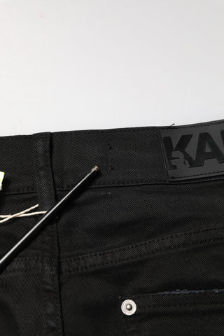 Black Tattered Men Skinny Denim Trouser Jeans