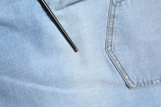 Hellblaue Twister Mid Waist Skinny Fit Herren-Jeans