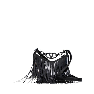 Bolso negro de cuero