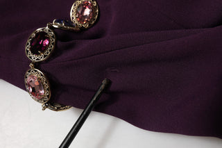 Violet Embellished Sheath Mermaid Gown Dress