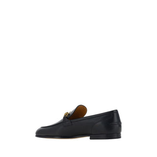 Mocasines slip-on de piel de becerro negra Bos Taurus