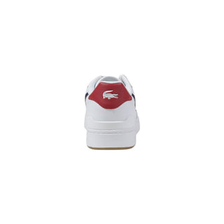 White Leather Low Top Sneakers