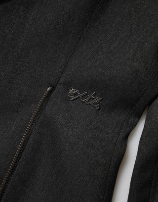 Black Double Breasted Pants Blazer Jacket 2 Piece Suit